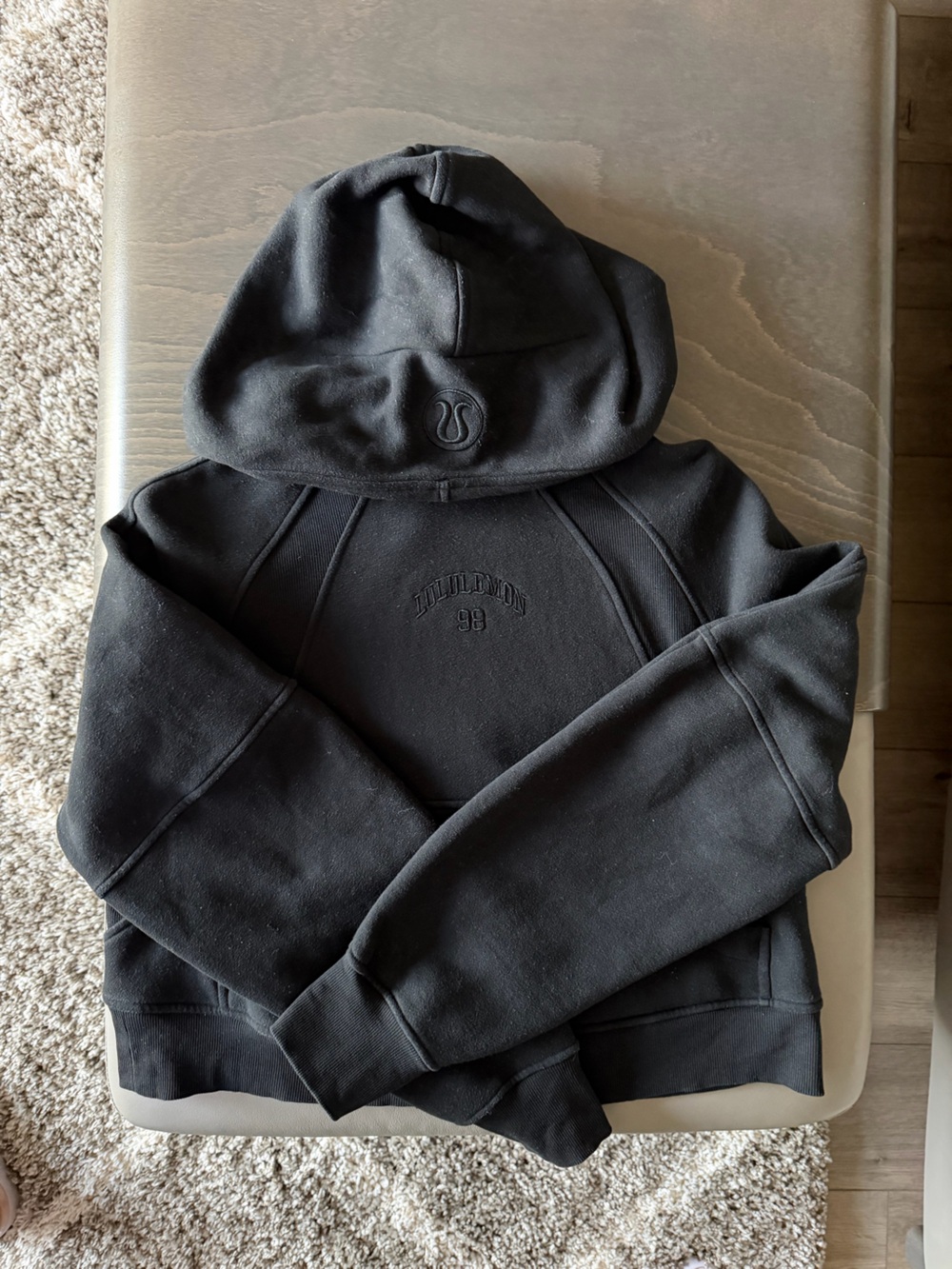 lululemon athletica Black Hooded Pullover